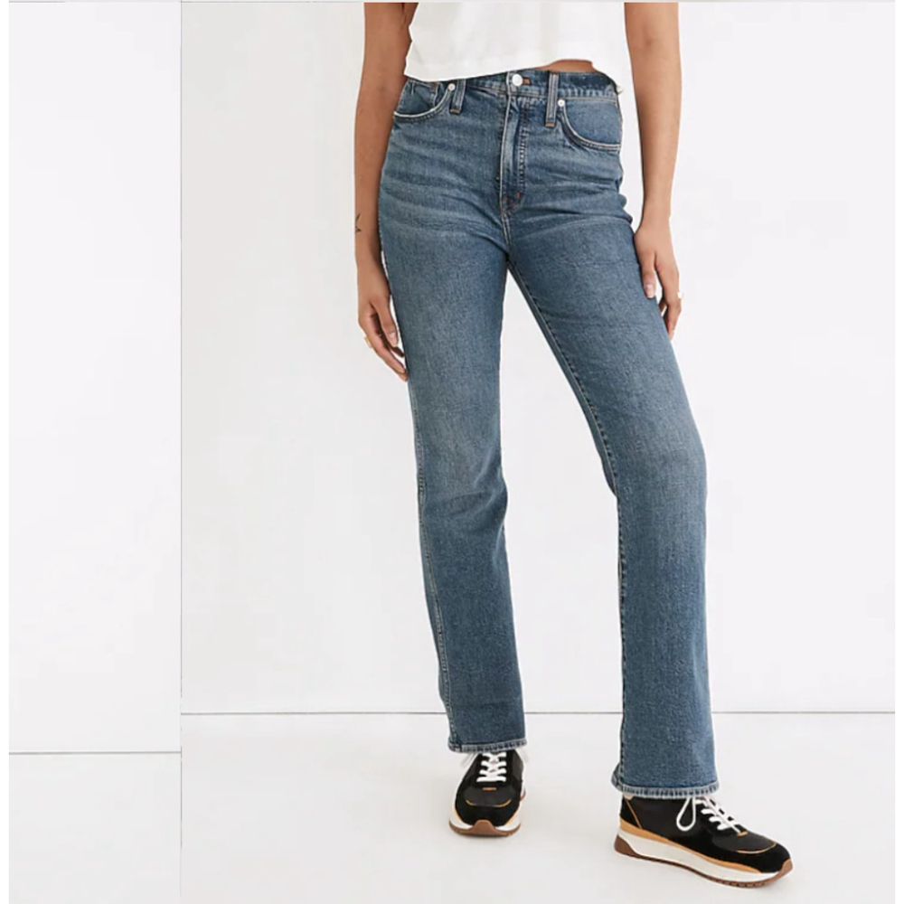 Madewell Tall '90s High-Rise Bootcut Jeans Edgewood Wash